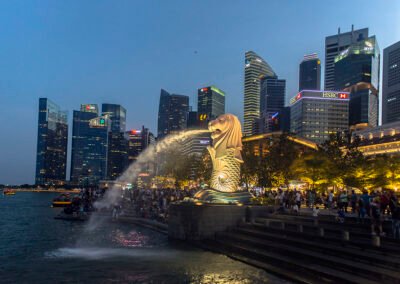 Singapore-Lion-Merlion-Statue-Fountain