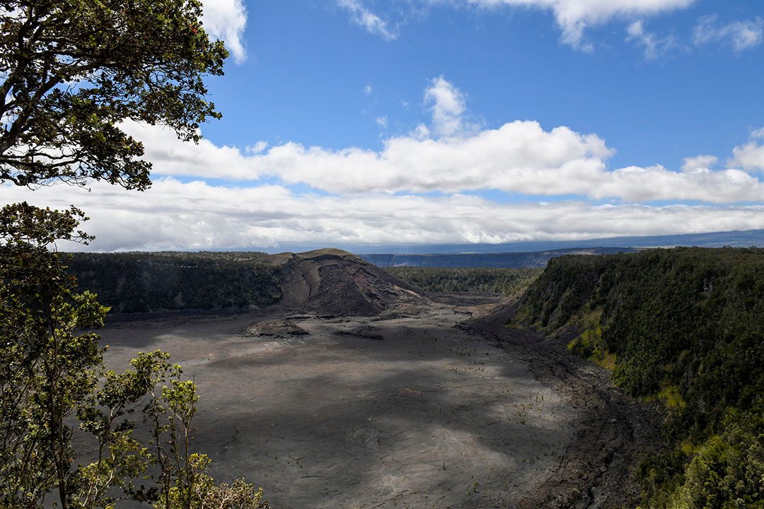 Overlooking Kilauea-Iki Crater