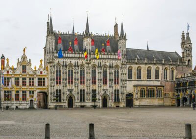 Bruges City Hall in Burg Square