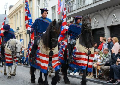 Many Belgian Horses were on Display throughout the Parade in Bruges.