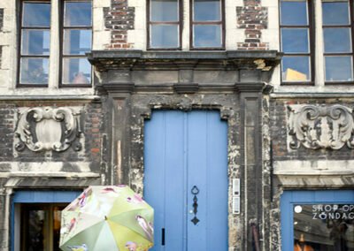 Ghent Shop with Blue Door