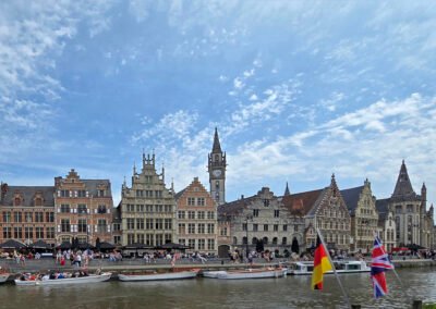Ghent Canal and Guild Houses