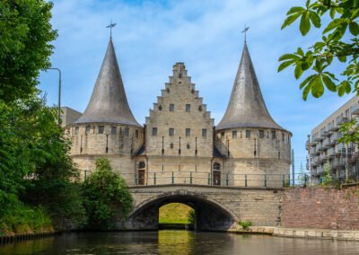 The Rabot is one of Ghent's most distinctive medieval landmarks, built in 1489.